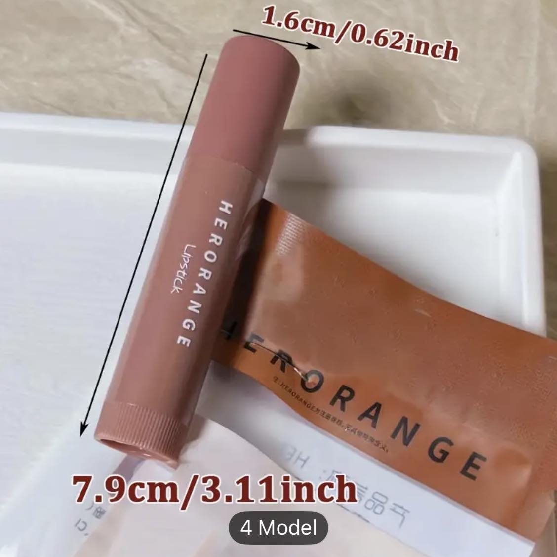 HERORANGE Flavor Lip Balm: Chocolate Melts & Peach Glows