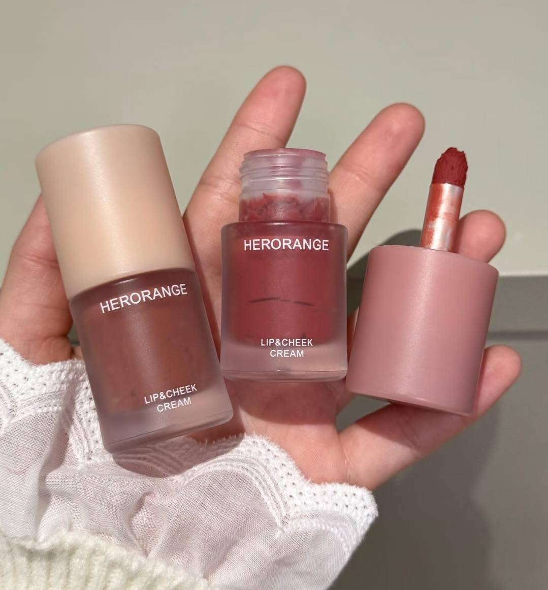 HERORANGE Lip & Cheek Mud: The Ultimate Multi-Use Must-Have